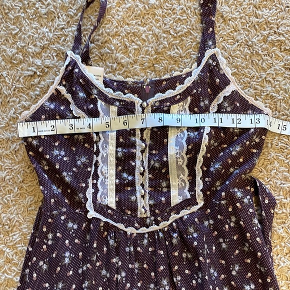 Gunne sax plum maxi dress size 5 - Picture 4 of 6